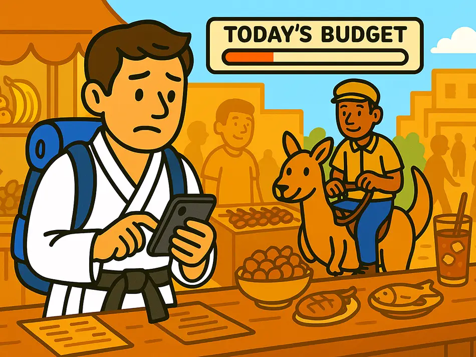 Traveling with a budget app