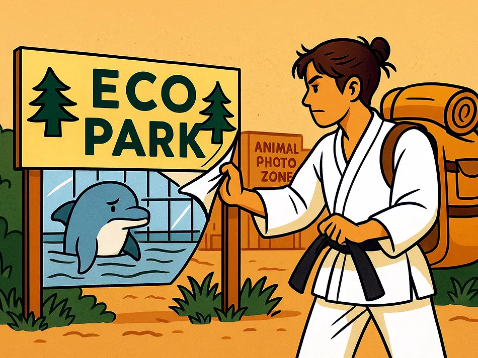 Eco traveler reveals false green tourism branding