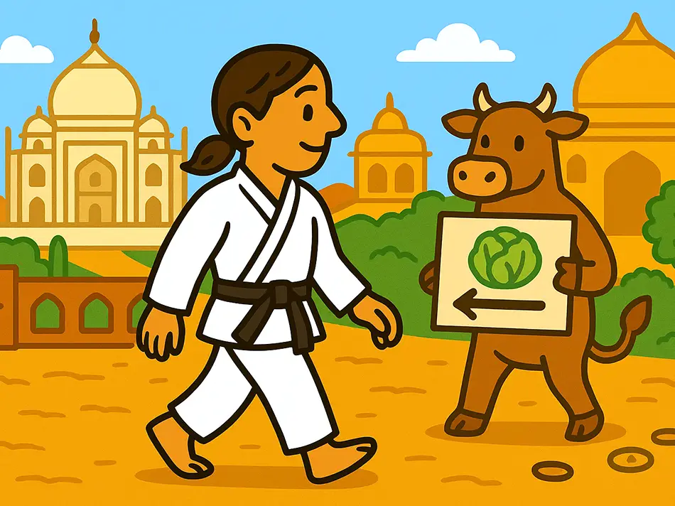 Travel Apps for Vegetarian in Action