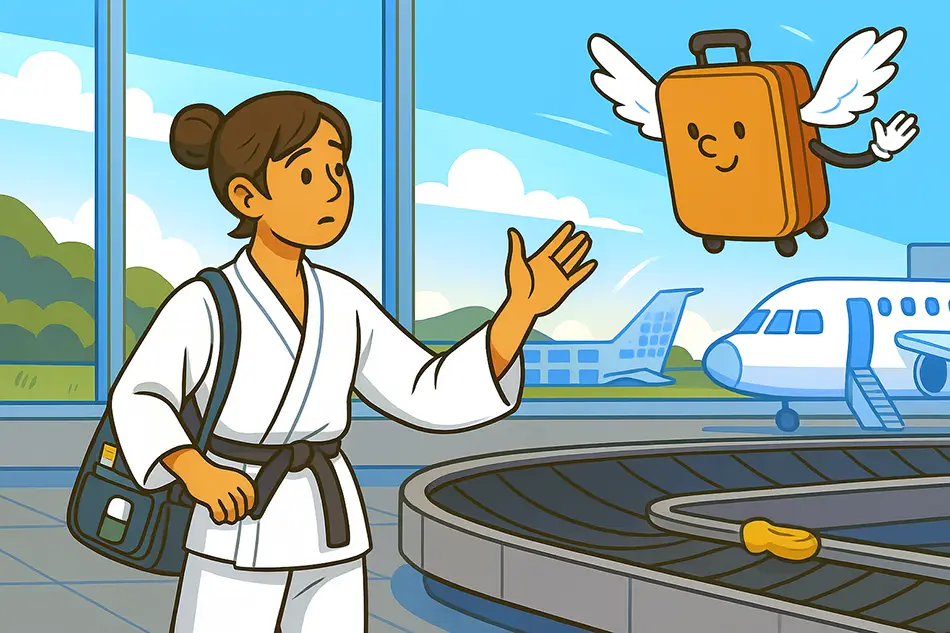 Lost suitcase travel problem