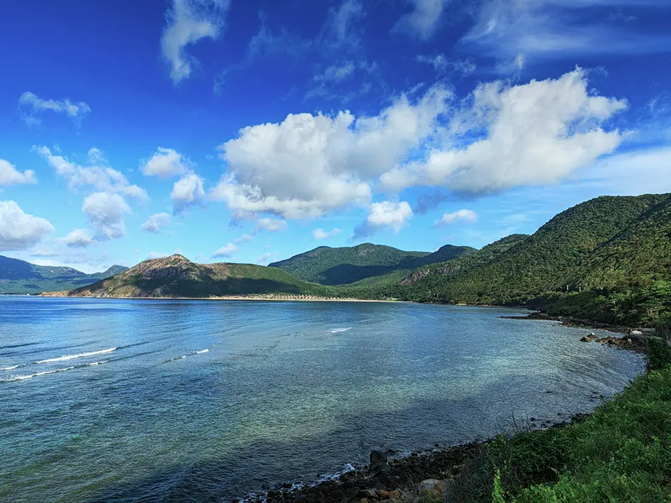 Pristine waters of Dat Doc Beach in Con Dao, an untouched coastal escape far from tourist crowds