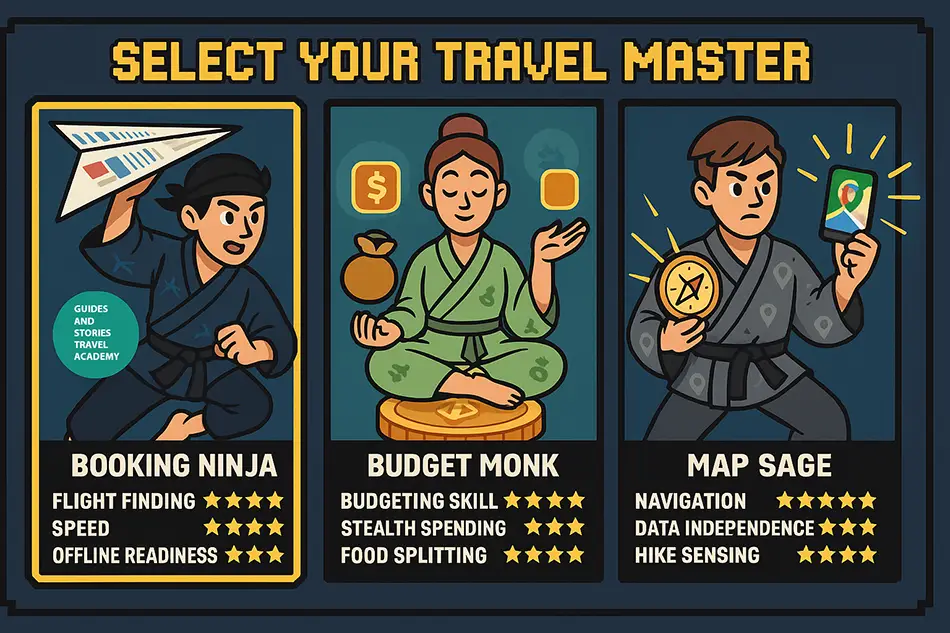 Trip Kwon Do Master Selection Screen