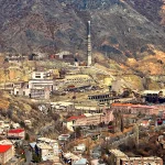 Panoramic townscape framed by canyon hills, showcasing the Best Things to Do in Alaverdi.