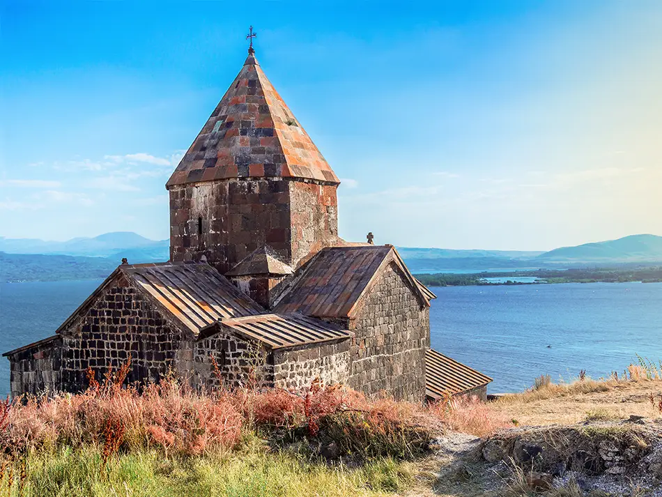 Sevanavank monastery on Lake Sevan peninsula, among the best things to do in Sevan.