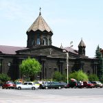 Vardanants Square with the Church of the Holy Mother of God, anchoring best things to do in Gyumri.