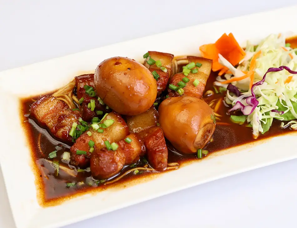 Khor Sach Chrouk, savory Cambodian braised pork and egg stew, part of traditional Cambodian food culture
