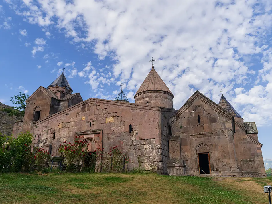 Goshavank Monastery near Dilijan in Armenia, a medieval complex of stone churches.