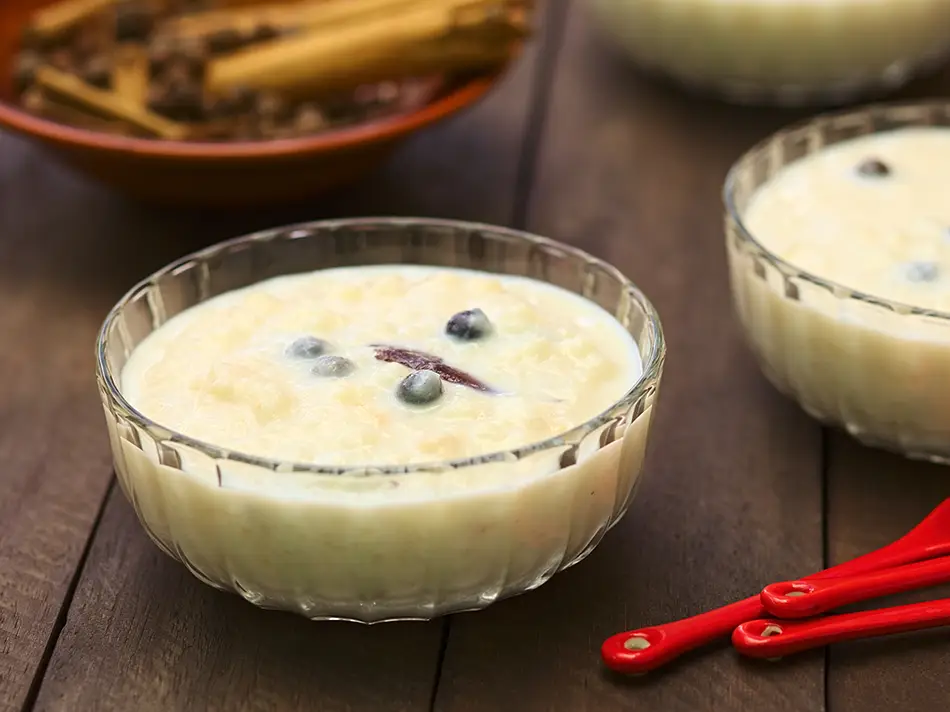 Morocho, a warm corn pudding-beverage with cinnamon.