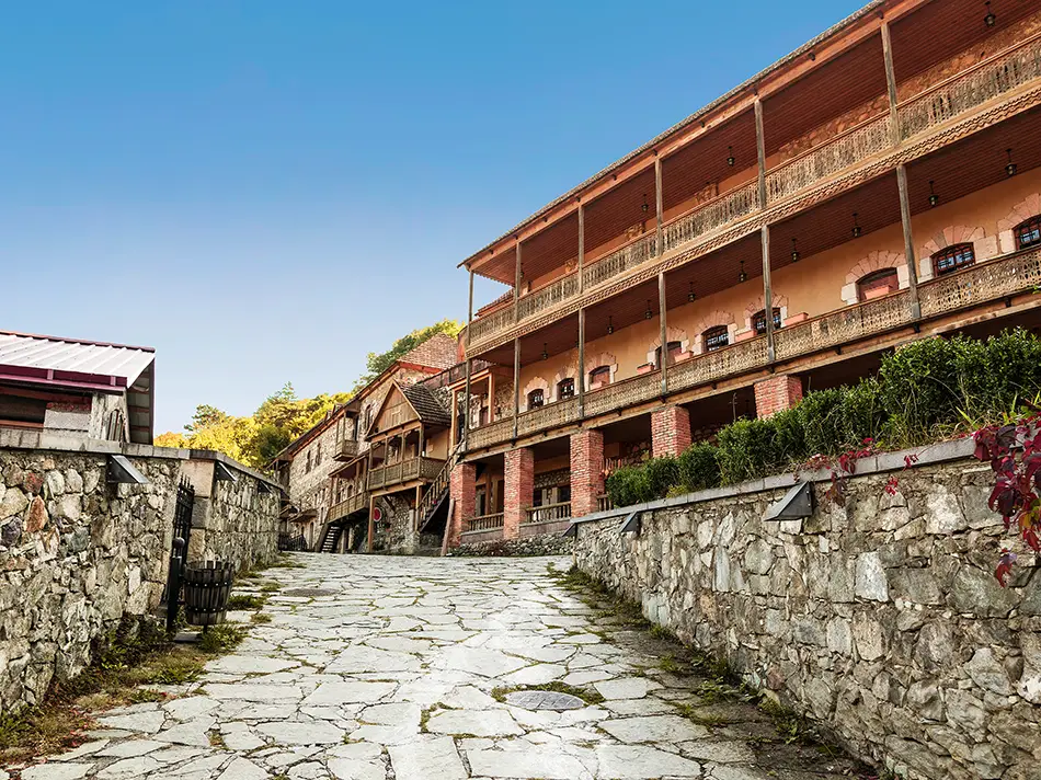 Cobbled Sharambeyan Street in Old Dilijan, among the top attractions in Dilijan.