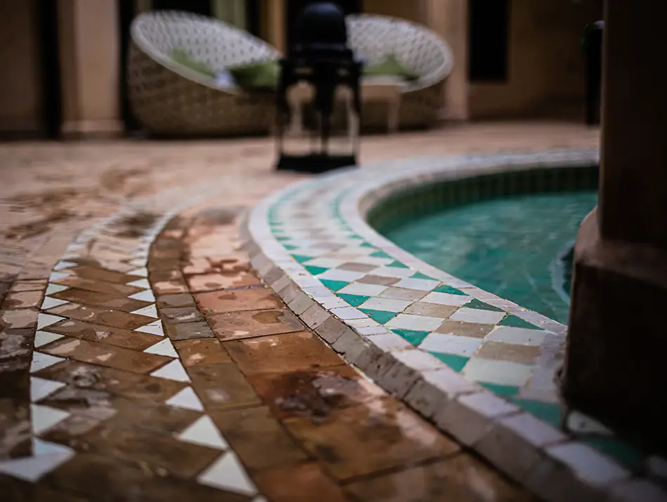 Traditional Moroccan hammam experience