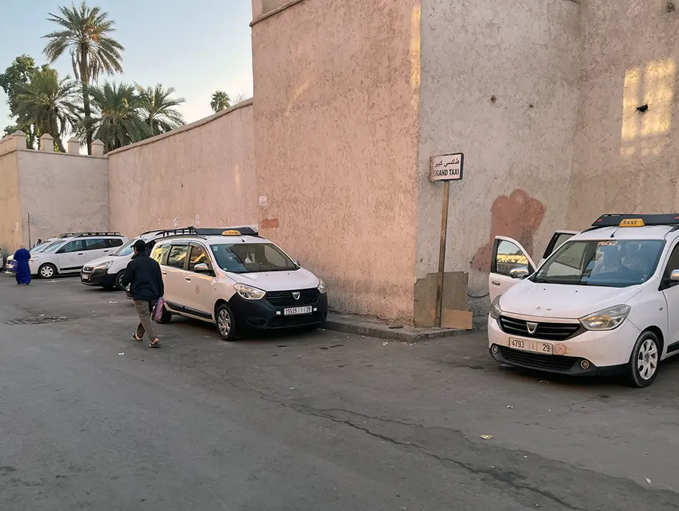 How to get to Imlil is easy with shared grand taxis.