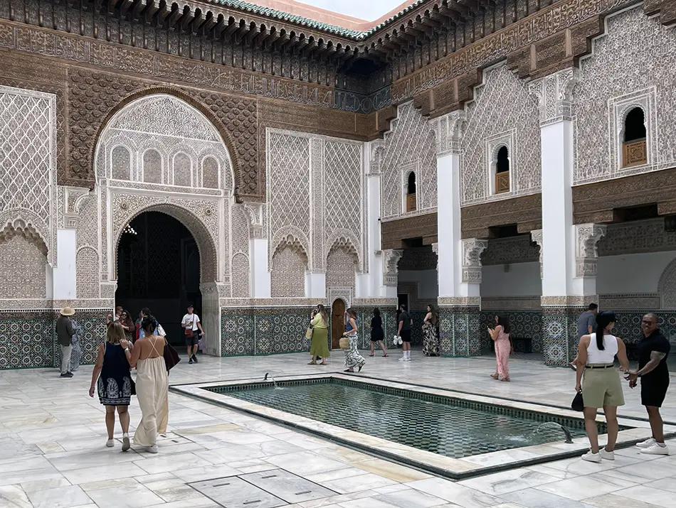 One of the top attractions of Marrakesh – Ben Youssef Madrasa
