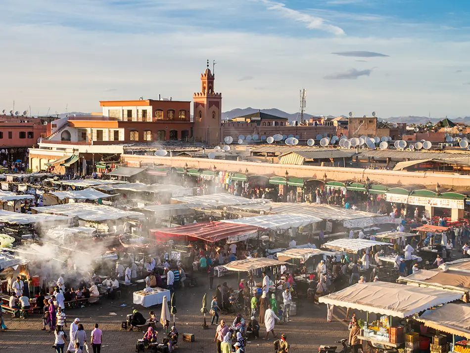 Lively central square