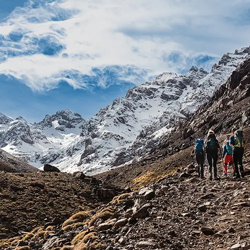 View from Mount Toubkal