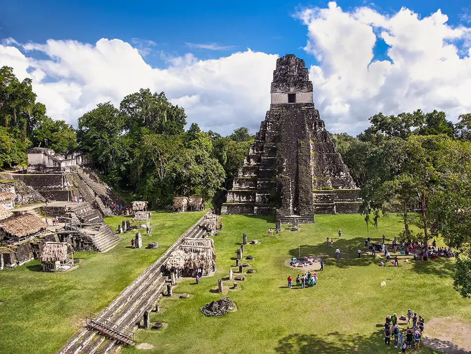 Ancient stepped pyramid rising above the jungle in one of the best countries to visit.