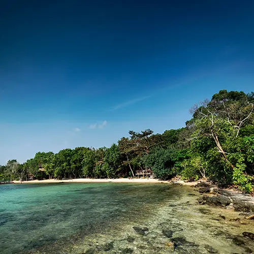 Treehouse bay, among the best places to visit in Cambodia.