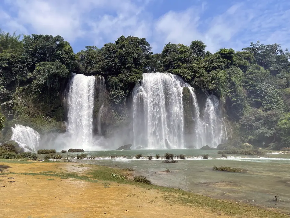 Cascades of Ban Gioc Waterfall