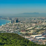 Panoramic city and sea view represents the best things to do in Da Nang.