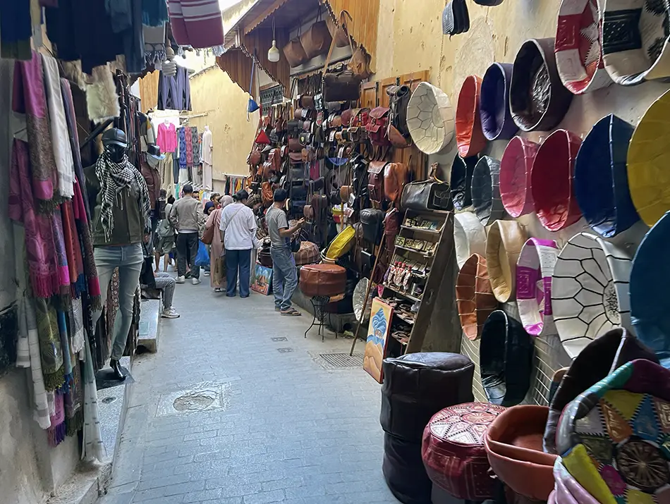 City as seen on a walking exploration. One of the Best Things to Do in Fes.