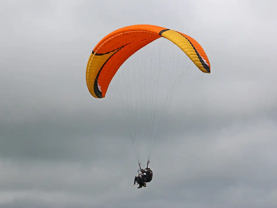 Soaring above the coastline in a tandem paraglider is one of the best things to do in Mirleft.