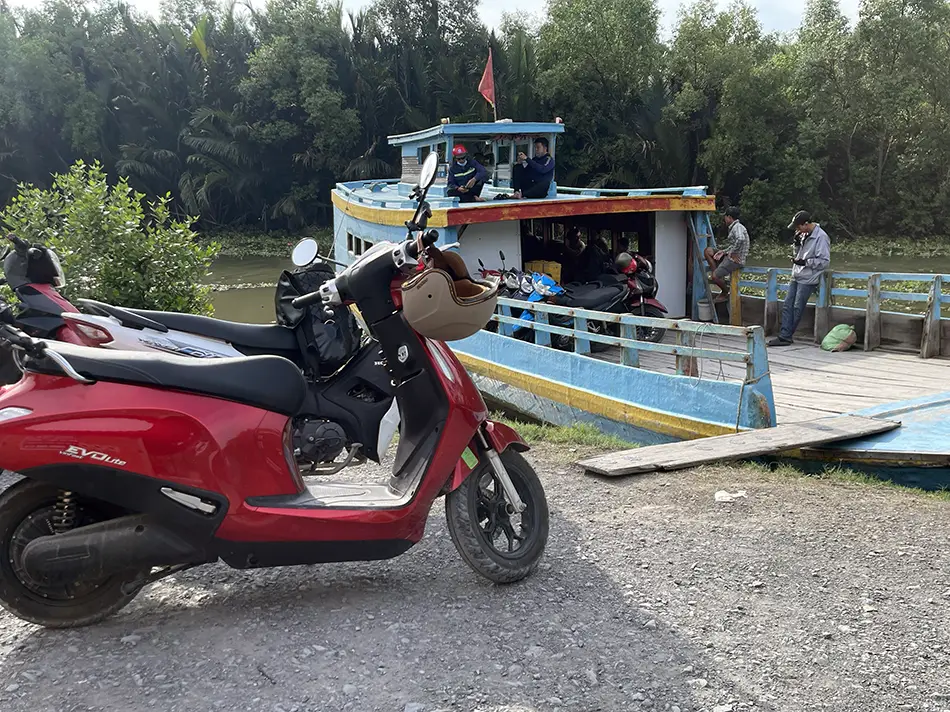 Crossing the river